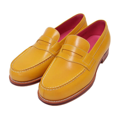 カーフレザー シグニチャー ローファー / スリッポン フラット 牛革