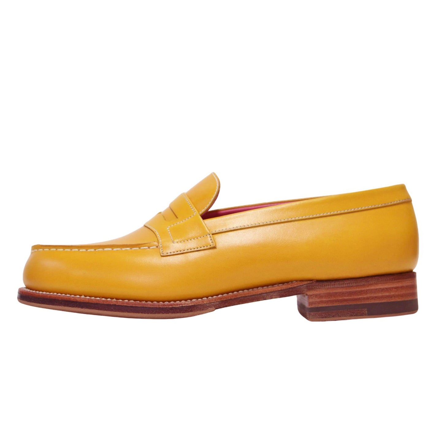 カーフレザー シグニチャー ローファー / スリッポン フラット 牛革