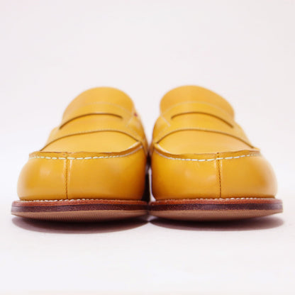 カーフレザー シグニチャー ローファー / スリッポン フラット 牛革