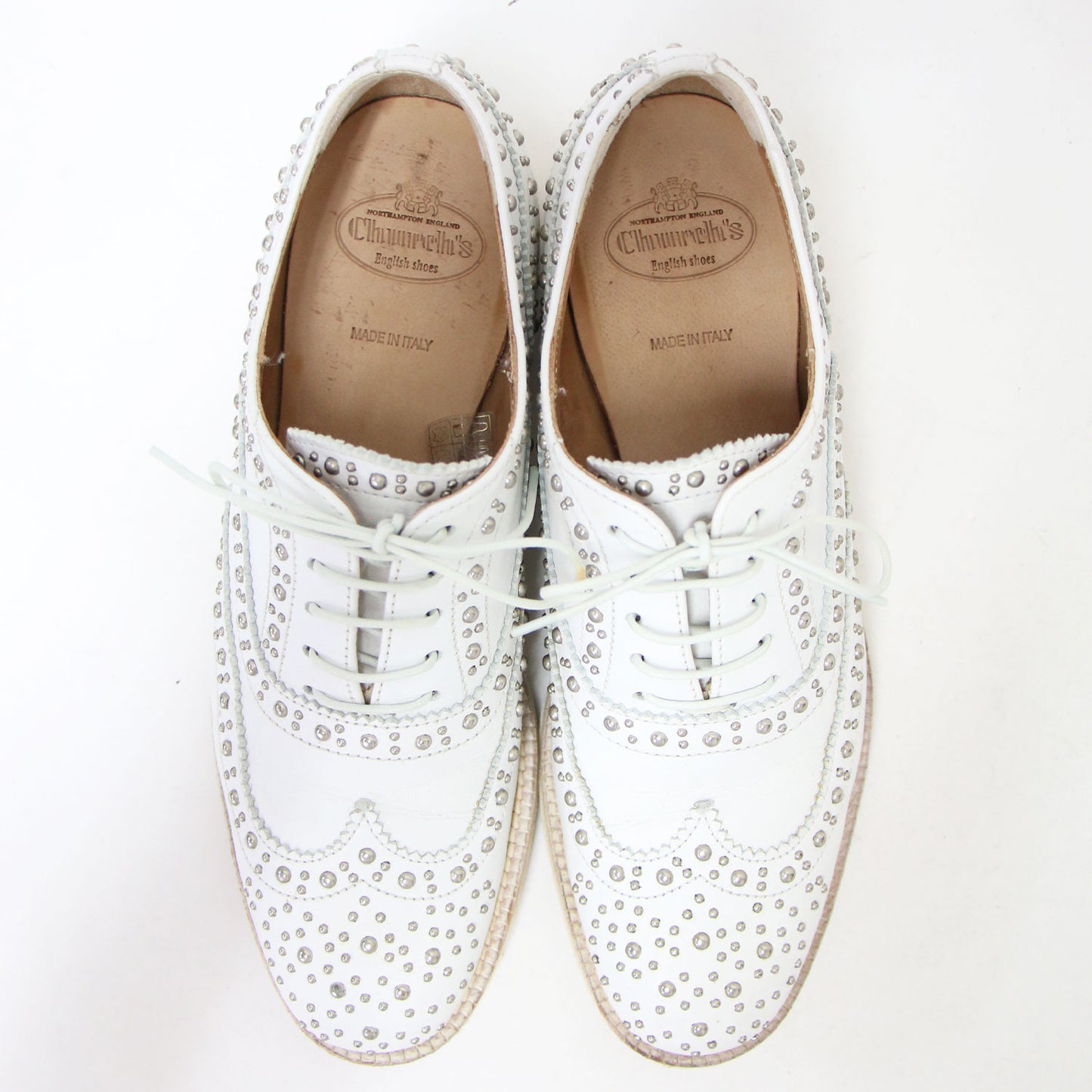 バーウッド メット ウィングチップ レースアップ シューズ / BURWOOD MET ドレスシューズ スタッズ付き カーフレザー