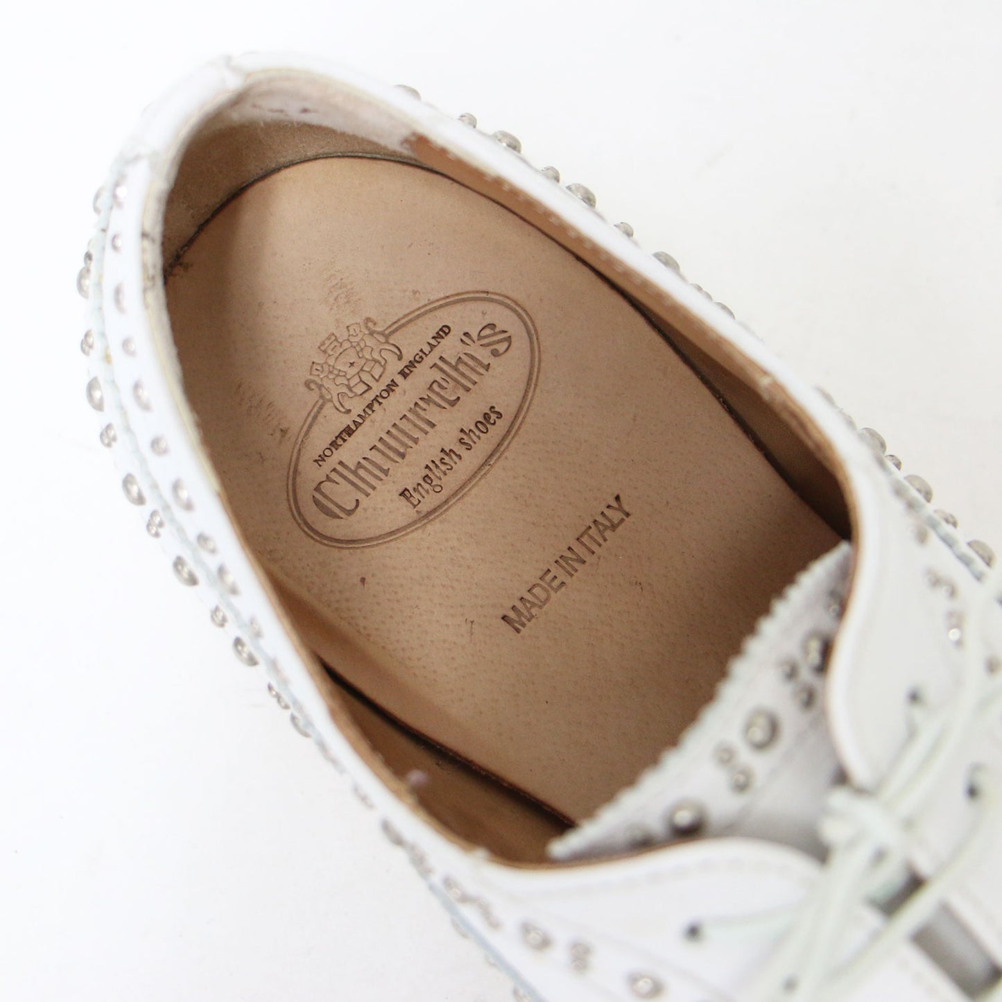 バーウッド メット ウィングチップ レースアップ シューズ / BURWOOD MET ドレスシューズ スタッズ付き カーフレザー