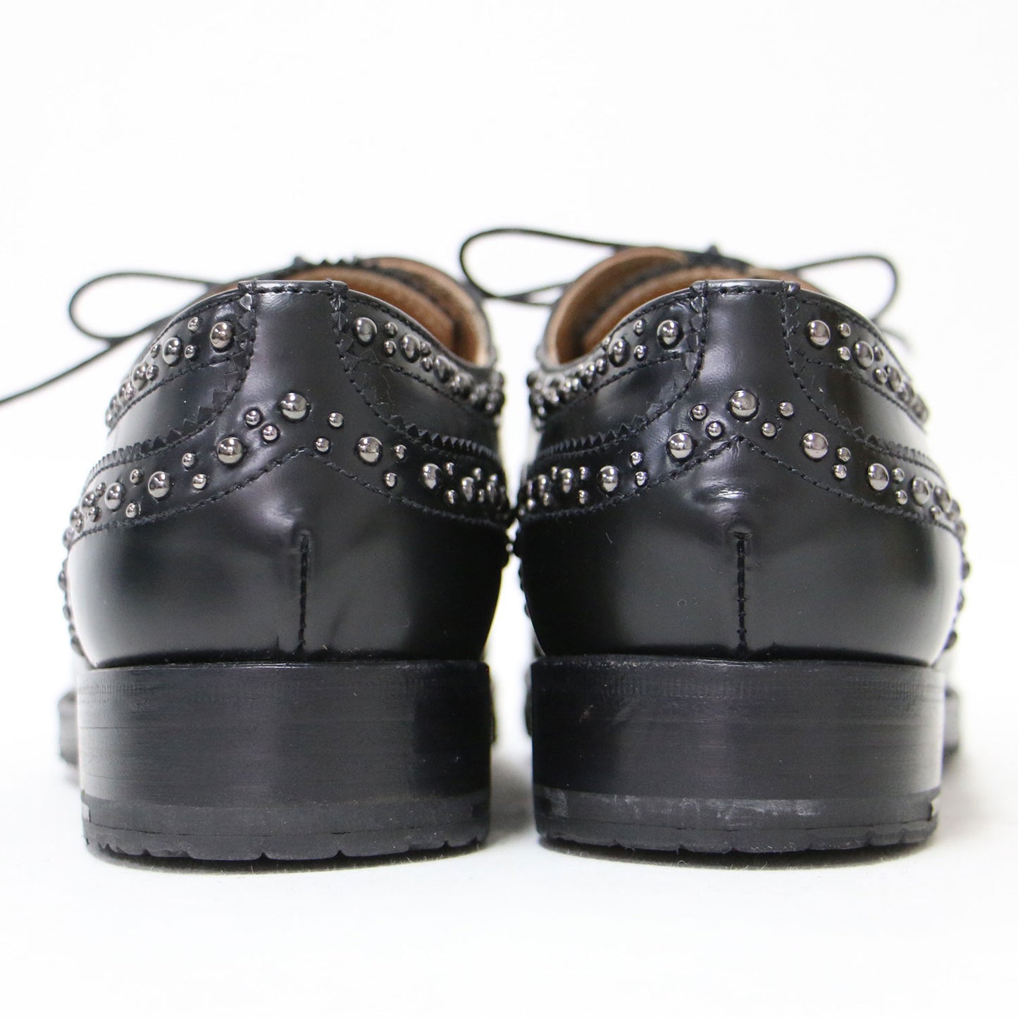 バーウッド メット ウィングチップ レースアップ シューズ / BURWOOD MET ドレスシューズ スタッズ付き カーフレザー