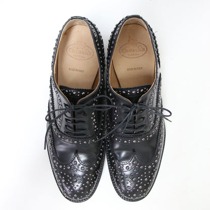 バーウッド メット ウィングチップ レースアップ シューズ / BURWOOD MET ドレスシューズ スタッズ付き カーフレザー