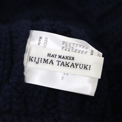 23秋冬 ウール ビーニー / WOOL BEANIE ニットキャップ 帽子 リブ編み