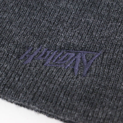 24春夏 ロゴ刺繍 ビーニー / BEANIE 帽子 ニットキャップ リブ