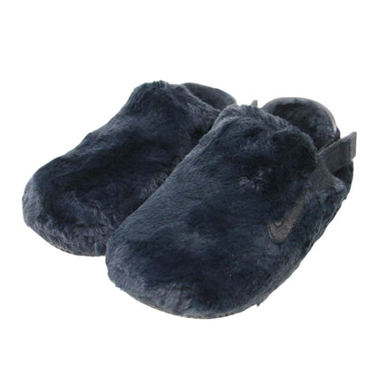 24秋冬 W CALM MULE S FZ3118-001 / カルム フェイクファー バックストラップ ミュール