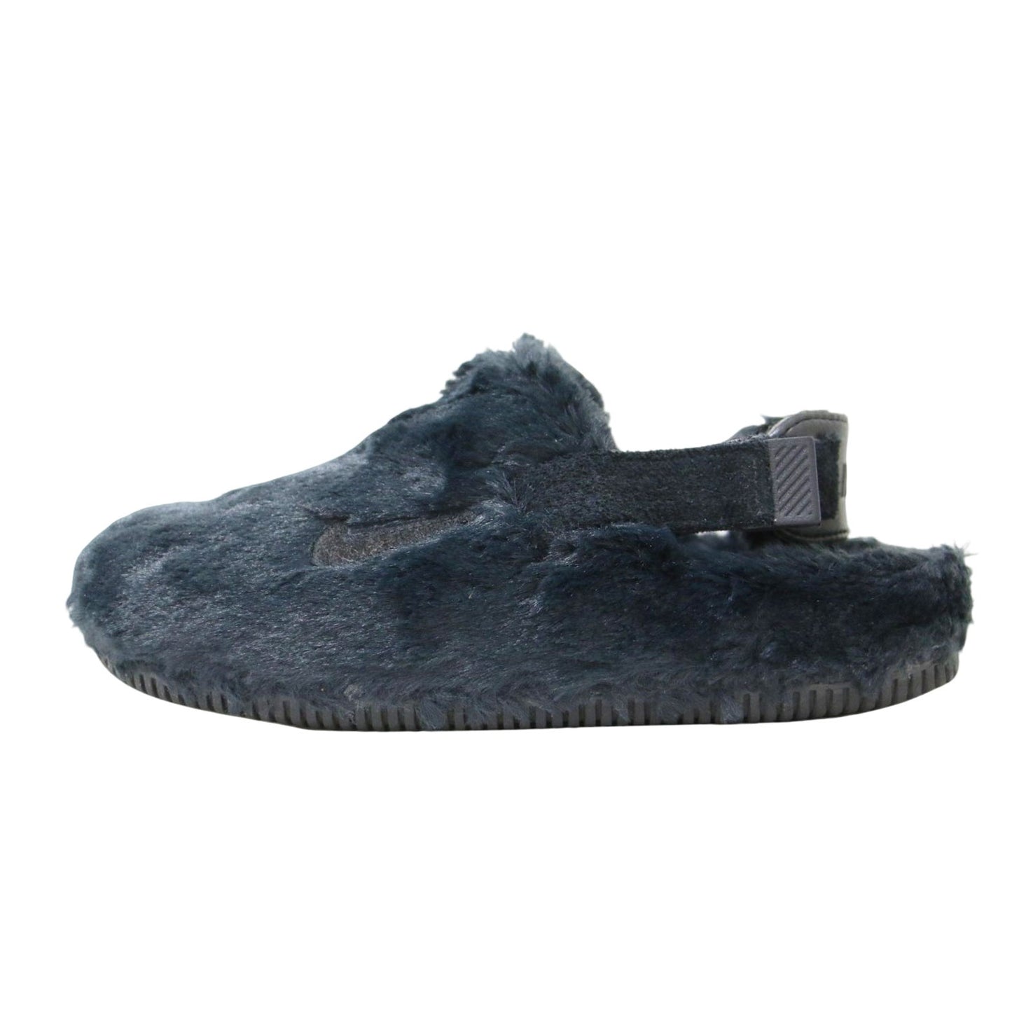 24秋冬 W CALM MULE S FZ3118-001 / カルム フェイクファー バックストラップ ミュール