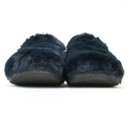 24秋冬 W CALM MULE S FZ3118-001 / カルム フェイクファー バックストラップ ミュール