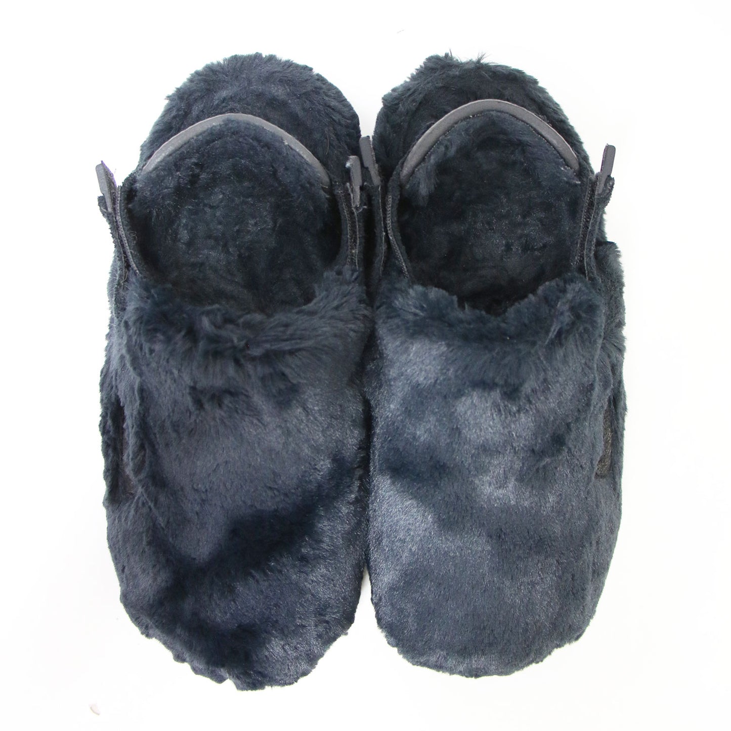 24秋冬 W CALM MULE S FZ3118-001 / カルム フェイクファー バックストラップ ミュール