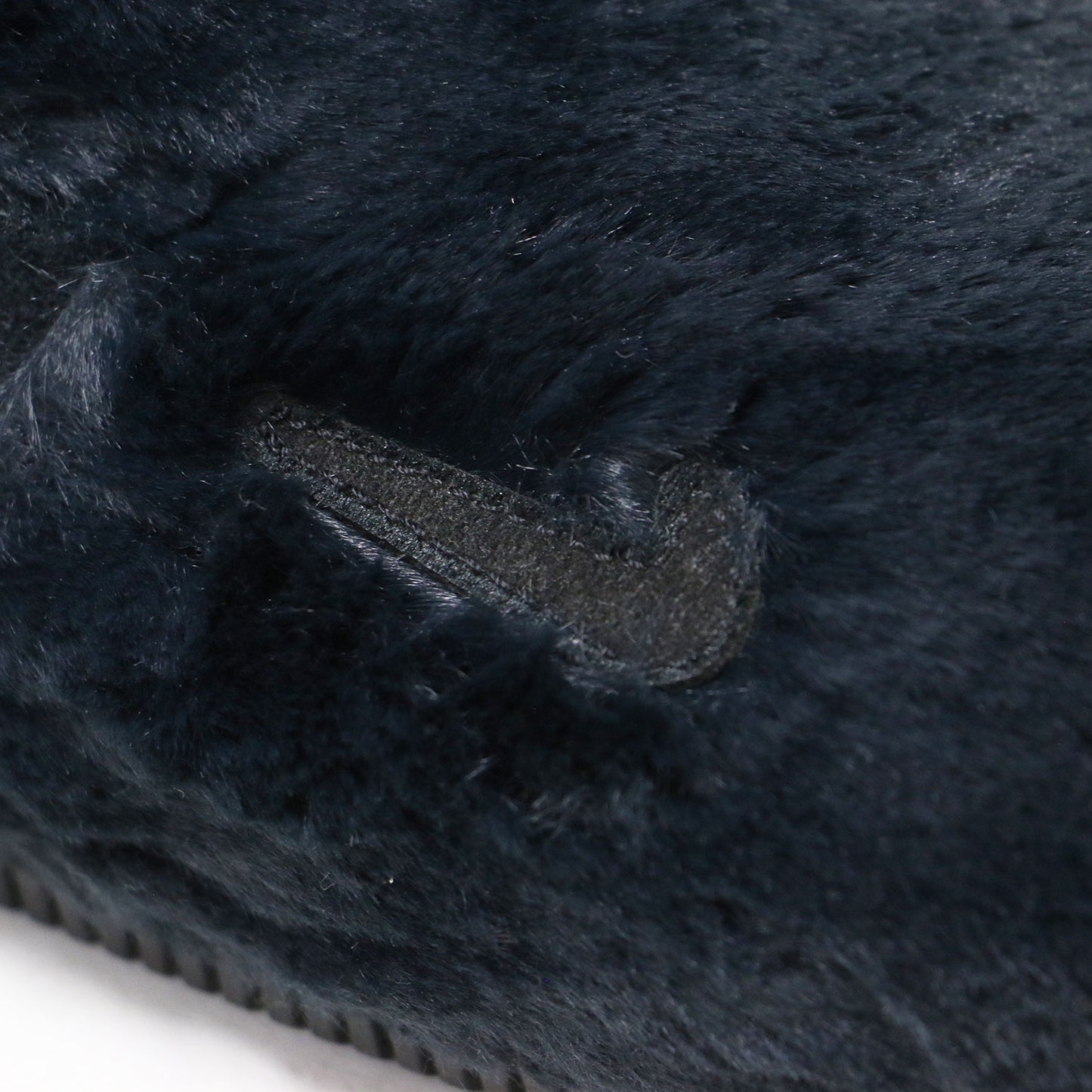 24秋冬 W CALM MULE S FZ3118-001 / カルム フェイクファー バックストラップ ミュール