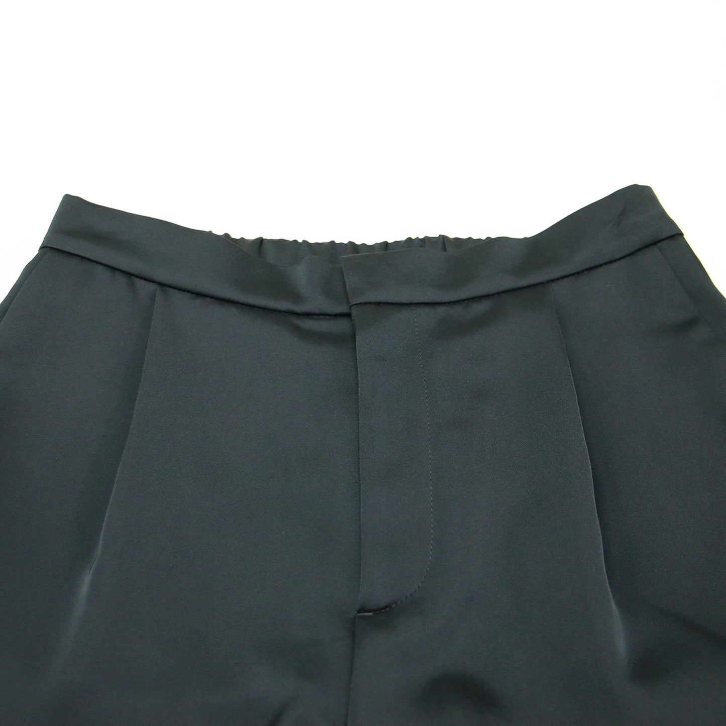 24秋冬 クリーン サテン ジョガーパンツ / テーパード 裾絞り