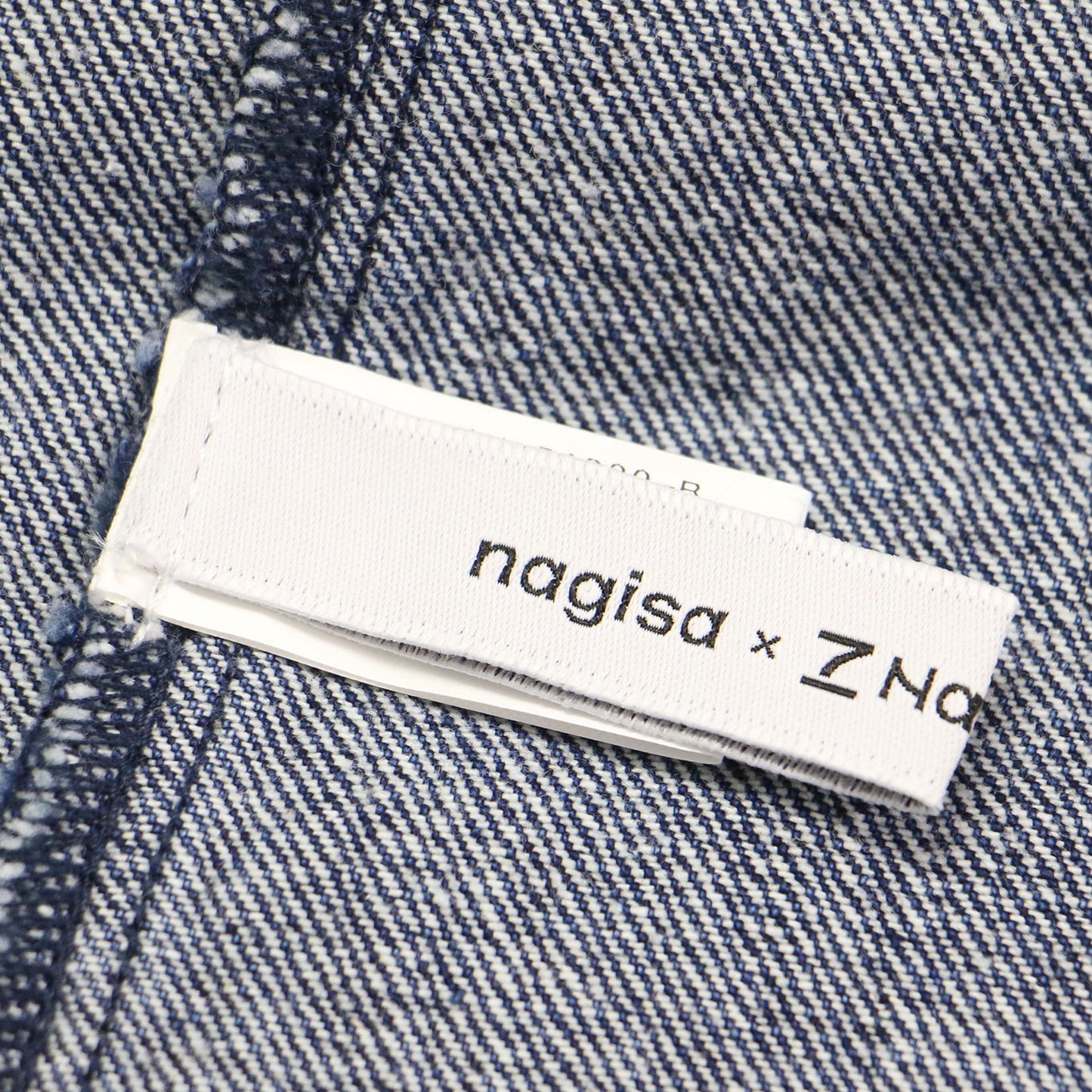 × nagisa ×7NaNatural 24秋冬 クロップド デニム トップ / CROPPED DENIM TOP ビスチェ ショート丈 コットン