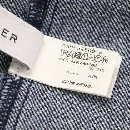 × nagisa ×7NaNatural 24秋冬 クロップド デニム トップ / CROPPED DENIM TOP ビスチェ ショート丈 コットン