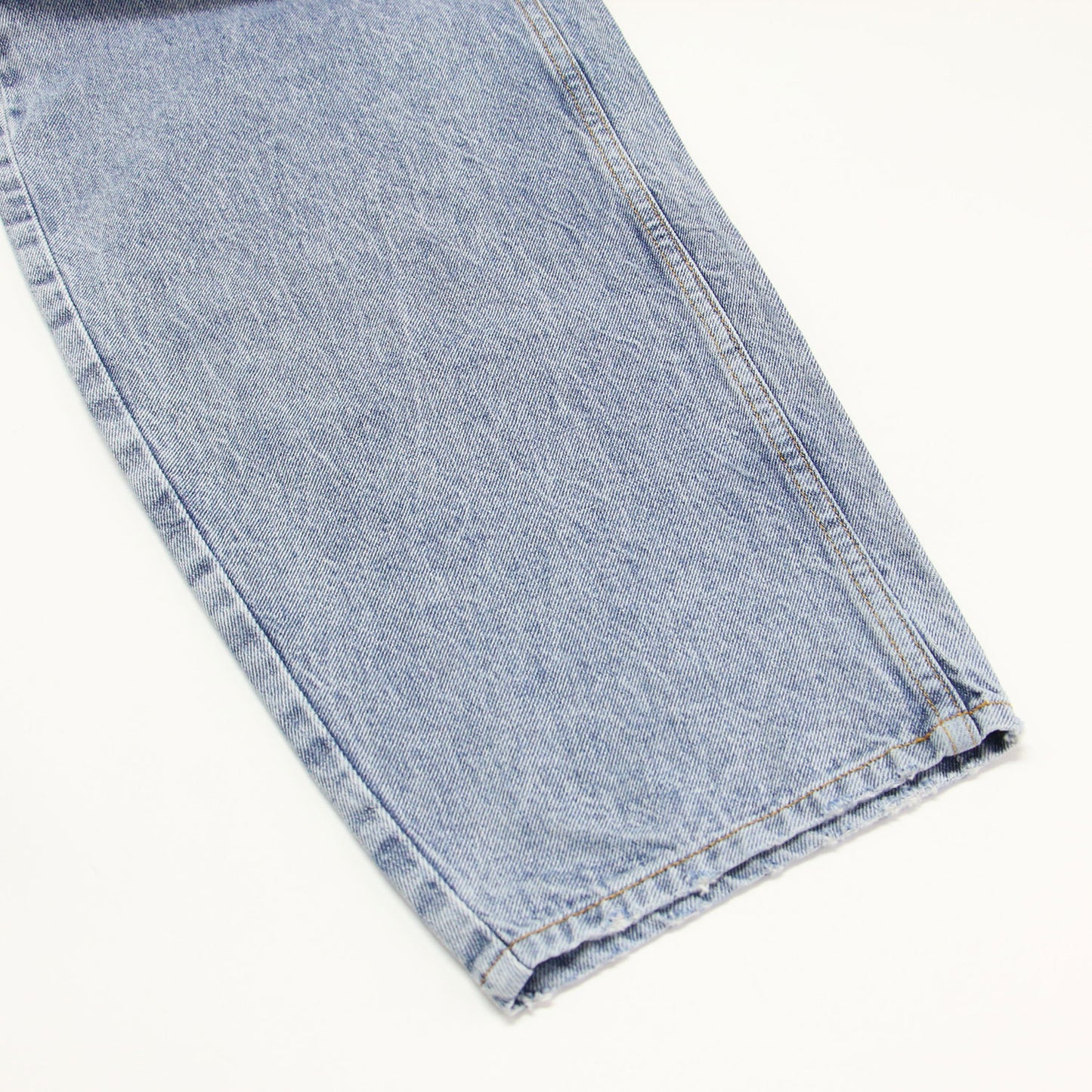 カーブ デニムパンツ / ワイド ハイウエスト コットン