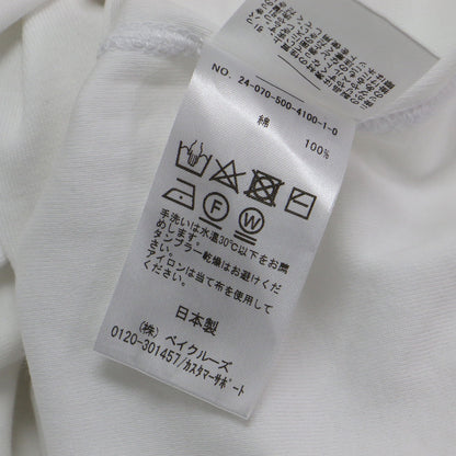 24春夏 コットン リブ タンクトップ / Mme.RIB Tシャツ ノースリーブ Uネック