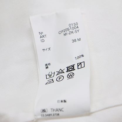 コットン オックスフォード シャツワンピース / ロング丈 Vネック 長袖 ワイドスリーブ