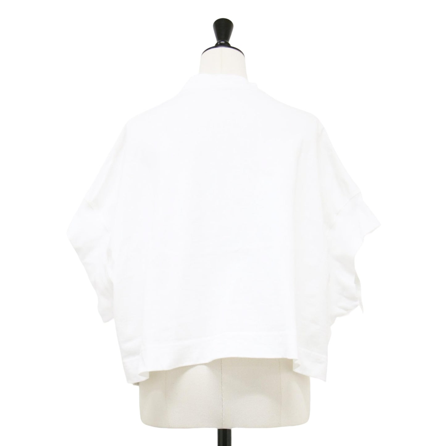 25春夏 フォトプリント フレンチスリーブ Tシャツ / カットソー クロップド丈 クルーネック 半袖 ワイド コットン