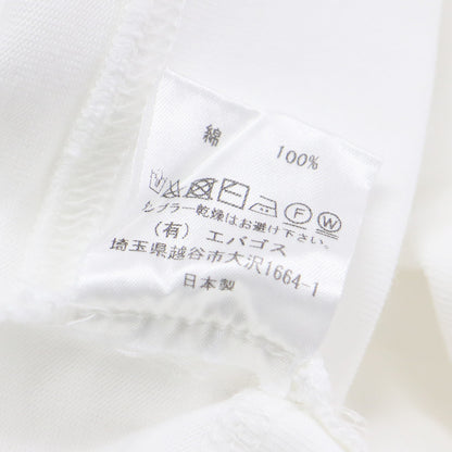 25春夏 フォトプリント フレンチスリーブ Tシャツ / カットソー クロップド丈 クルーネック 半袖 ワイド コットン