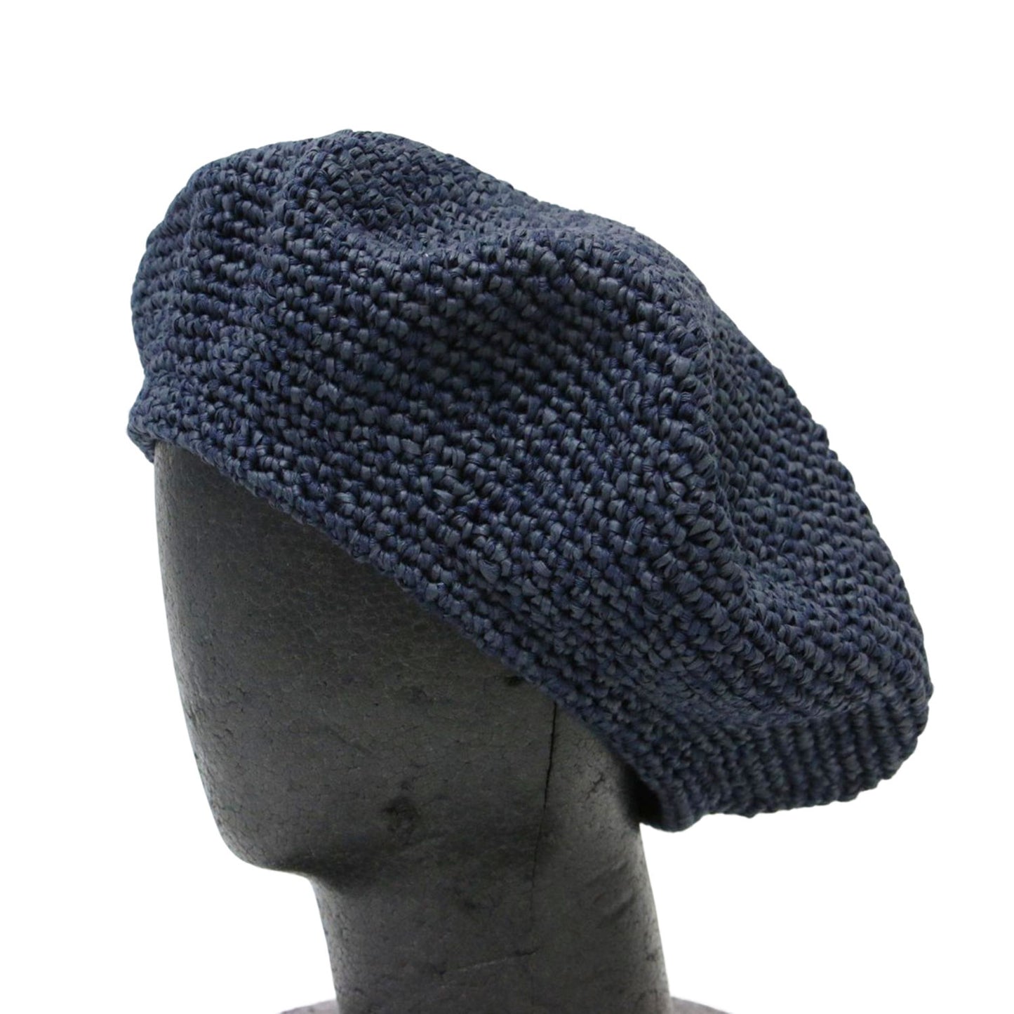 23春夏 ペーパー コットン ベレー帽 / 帽子 クロシェ編み