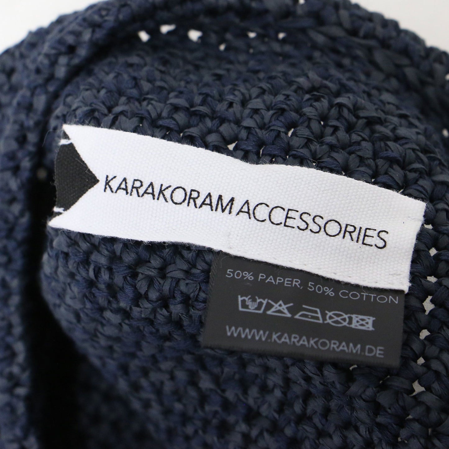 23春夏 ペーパー コットン ベレー帽 / 帽子 クロシェ編み