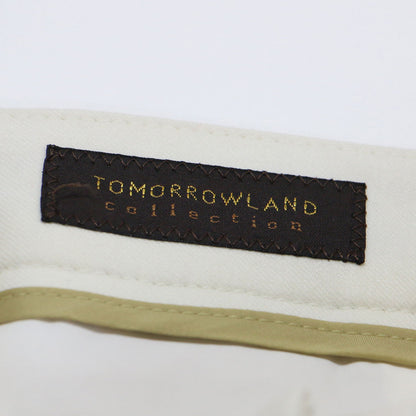 23秋冬 スーパーファインサキソニー ペンシルパンツ / スラックス テーパード ストレッチ ウール