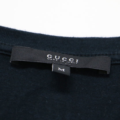 バックロゴ タンクトップ / Tシャツ ノースリーブ Uネック コットン