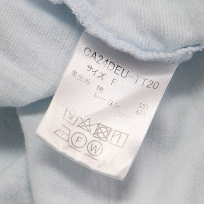 クロップド タンクトップ / CROPPED Tシャツ ショート丈 ノースリーブ クルーネック コットン