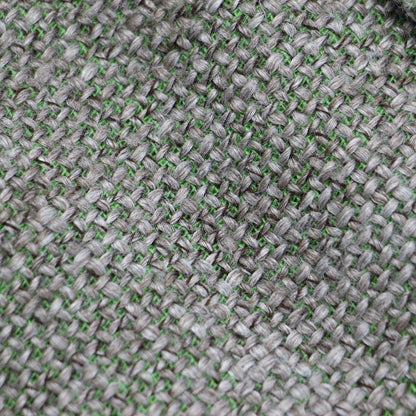 22秋冬 ロービングツイード ノースリーブ ブルゾン / ベスト ショート丈 ノーカラー クルーネック ウール モヘヤ