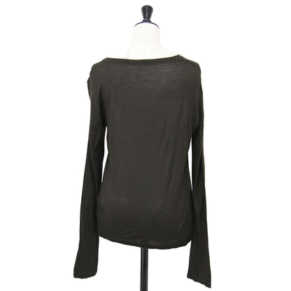 23秋冬 ロングスリーブ Tシャツ / LONG SLEEVE TEE カットソー 長袖 クルーネック シアー