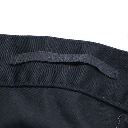 24春夏 ハイカウント コットン マキシ スカート / Iライン スリット