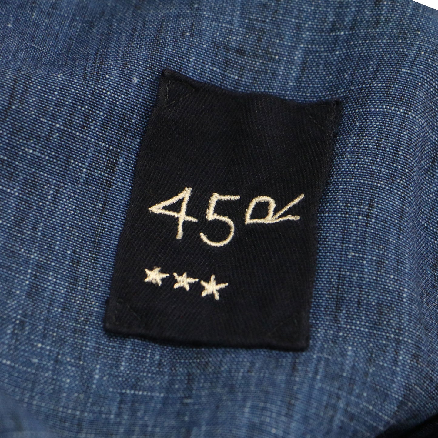 リネンのセーラースカート / プリーツスカート ミディ丈 タック フレア Aライン インディゴ染め