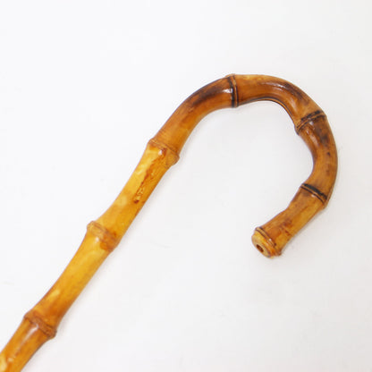 ペイズリー柄 日傘 / バンブーハンドル ロゴ チャーム