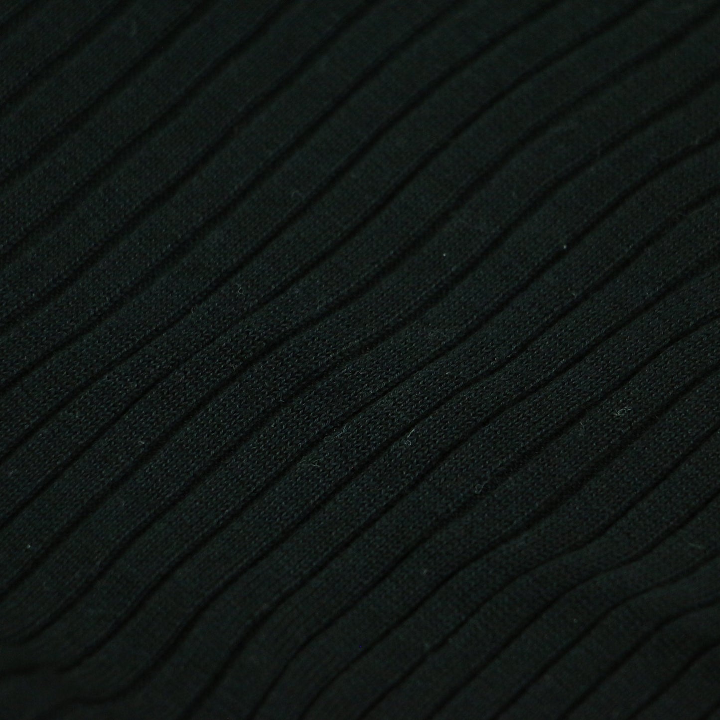 コットン リブ クルーネック プルオーバー / ニット ハーフスリーブ 半袖 ウォッシャブル