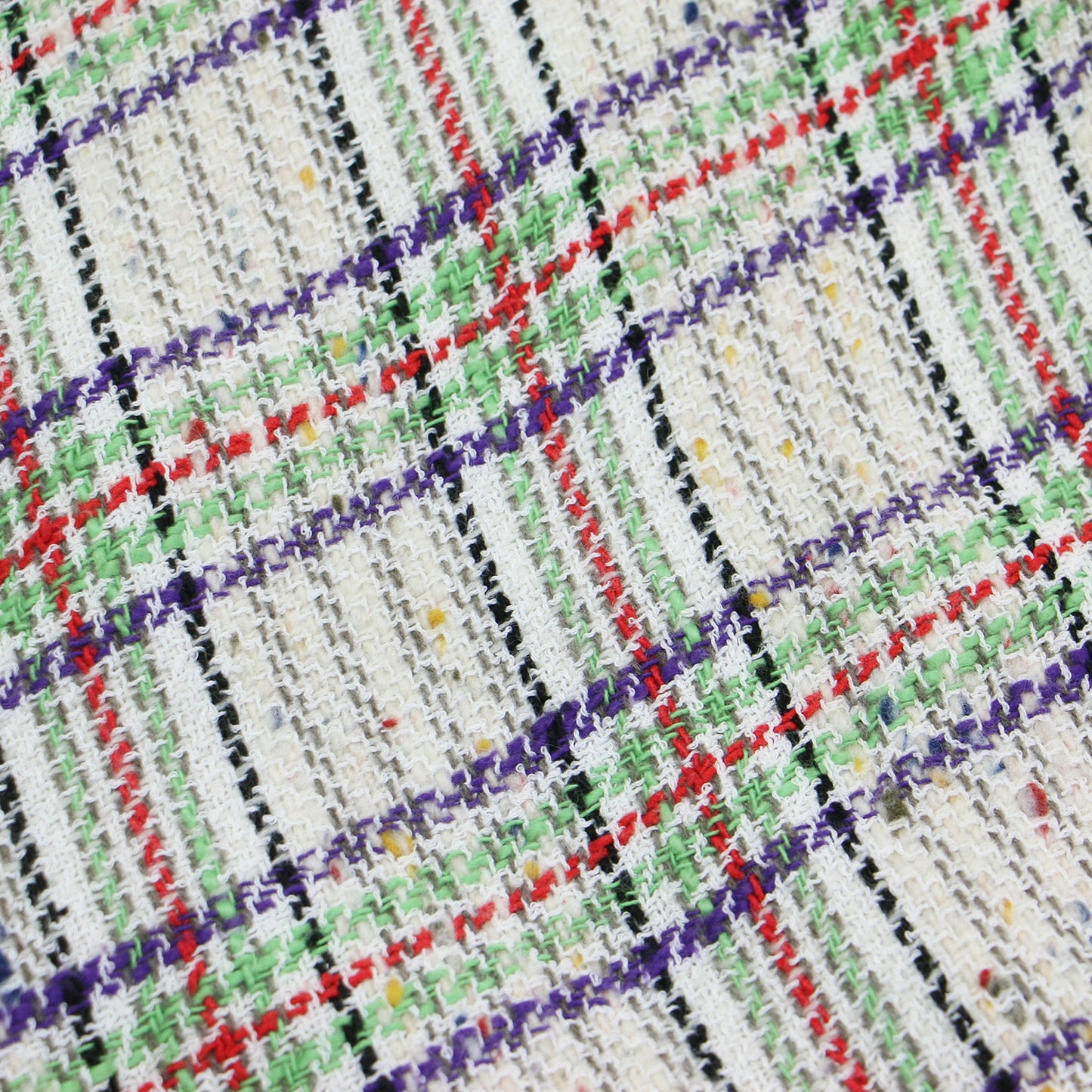 チェック ツイード ロング スカート / Raft Skirt マキシ丈 フレア ベルト コットン ウール シルク