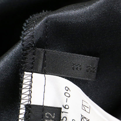 ドット フリル シアー ロング ワンピース / 長袖 ハイネック ティアード リボン