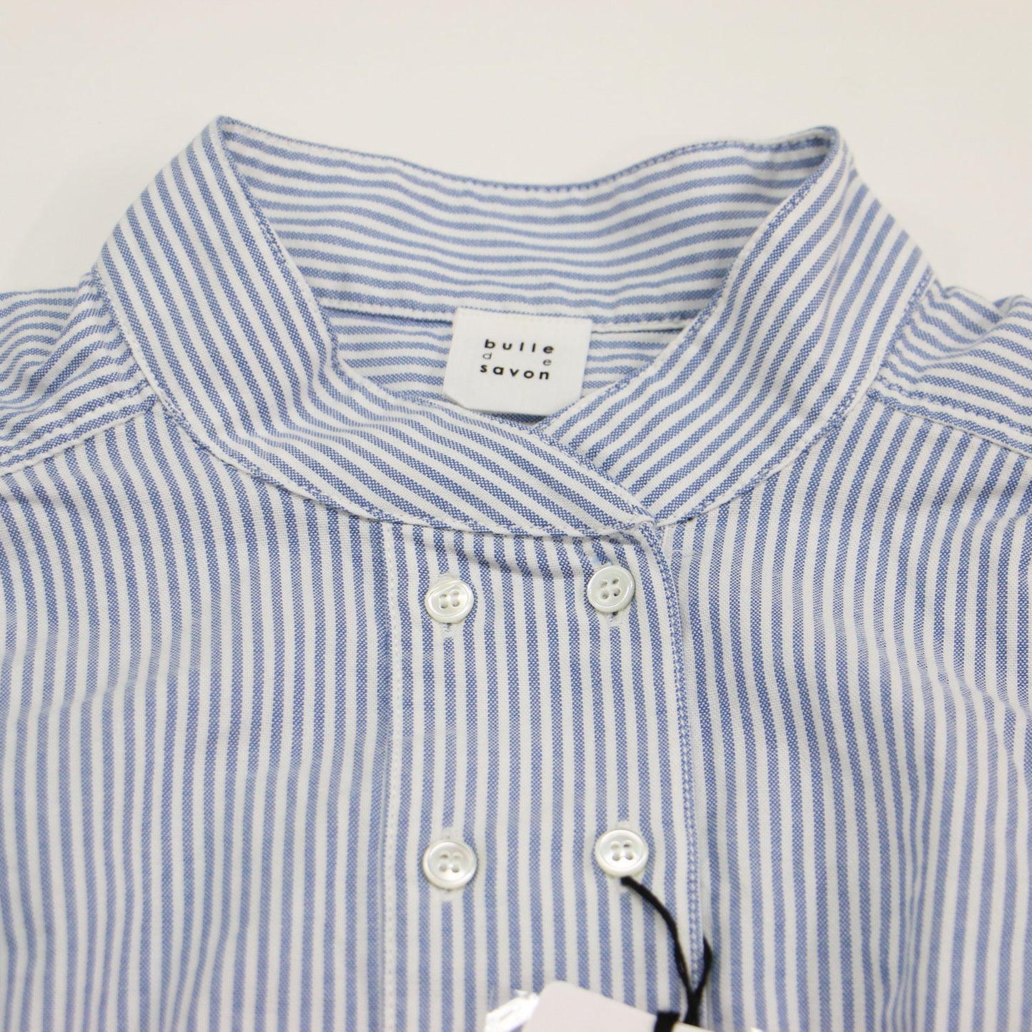 25春夏 オックス コック 半袖 ワンピース / ロング丈 ストライプ ワイド Aライン コットン