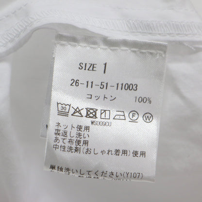 25春夏 ハーフスリーブ スキッパーシャツ / MARINIERE プルオーバー キーネック ワイド コットン