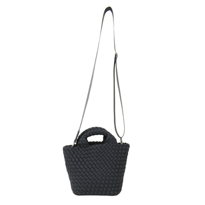 メッシュ ペティット トートバッグ / St Barths Petit Tote 編み込み ショルダー ストラップ 2WAY