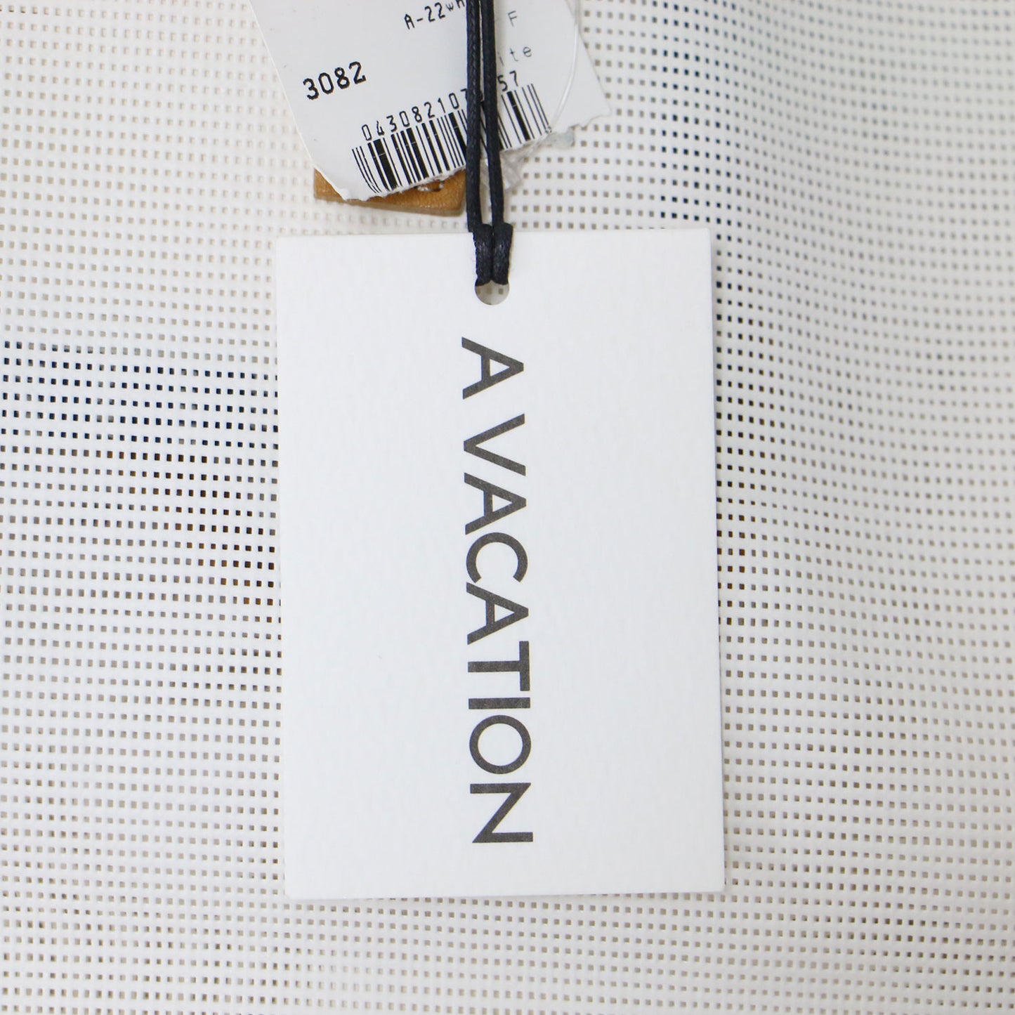 メッシュ トートバッグ / BIG CUBE ハンドバッグ ストライプ パイピング フリンジ