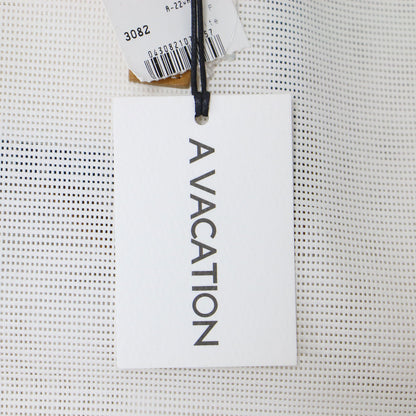 メッシュ トートバッグ / BIG CUBE ハンドバッグ ストライプ パイピング フリンジ