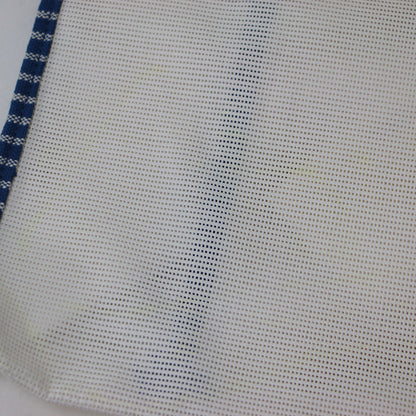 メッシュ トートバッグ / BIG CUBE ハンドバッグ ストライプ パイピング フリンジ