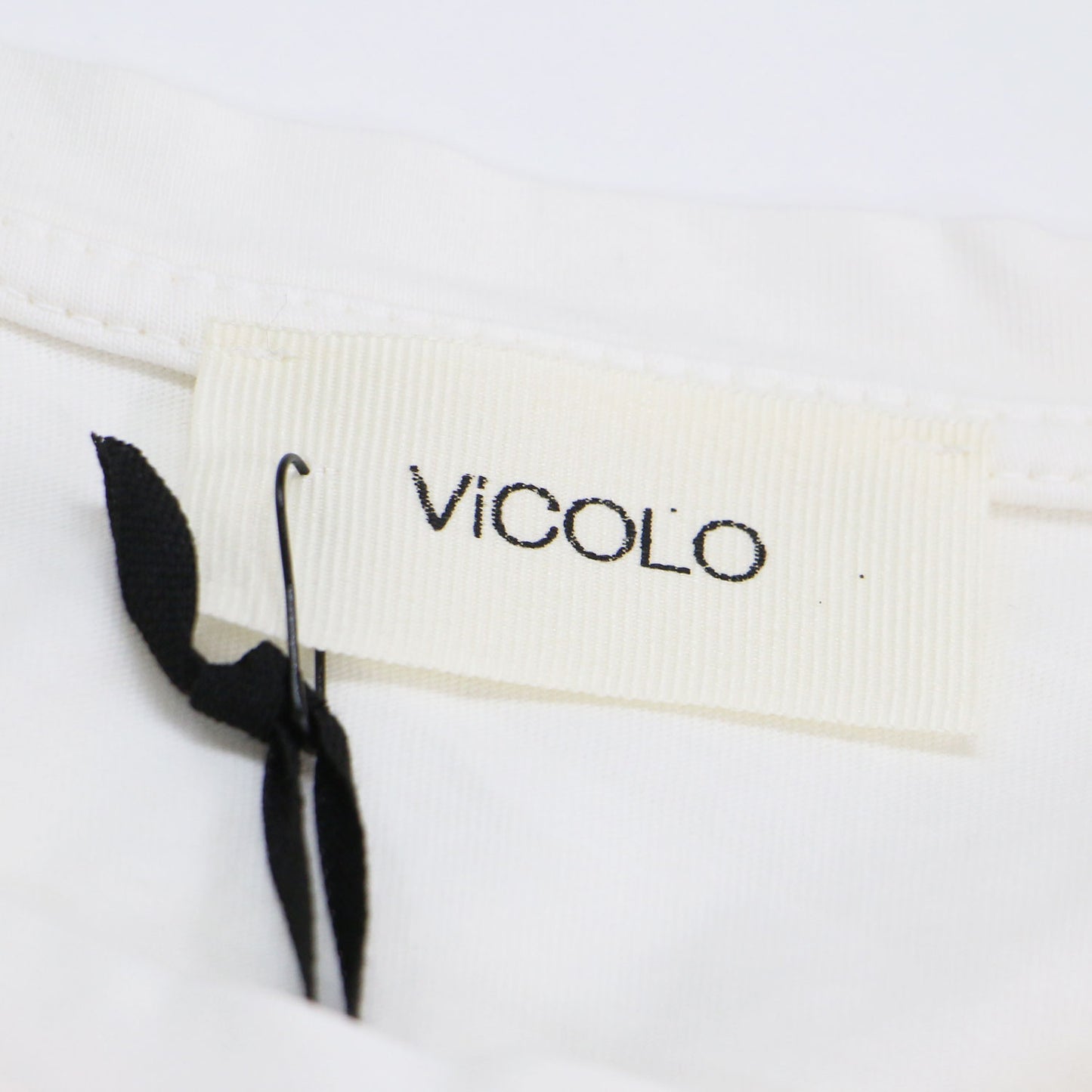 パール ネックレス風 Tシャツ / カットソー 半袖 ショートスリーブ クルーネック コットン