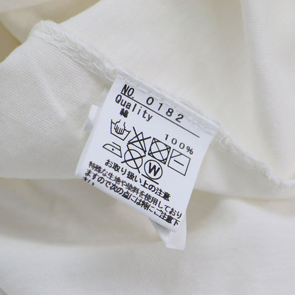 パール ネックレス風 Tシャツ / カットソー 半袖 ショートスリーブ クルーネック コットン