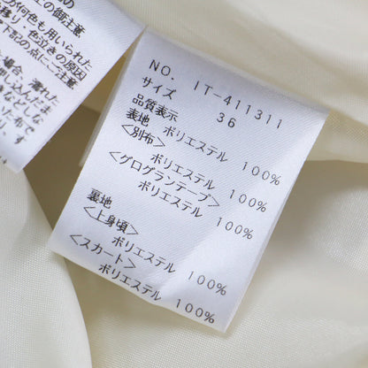 24春夏 バラモチーフ タック ドレス / ワンピース ノースリーブ ミディ丈 リボン フレア 花柄