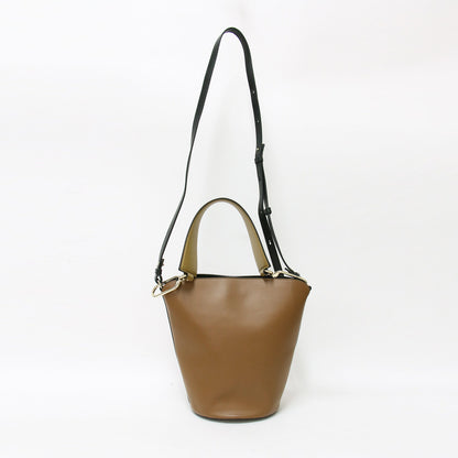 レザー 2WAY バケツ ハンドバッグ / SADDLERY LEATHER EQUESTRIAN BUCKET BAG ショルダーバッグ 牛革 イタリア製