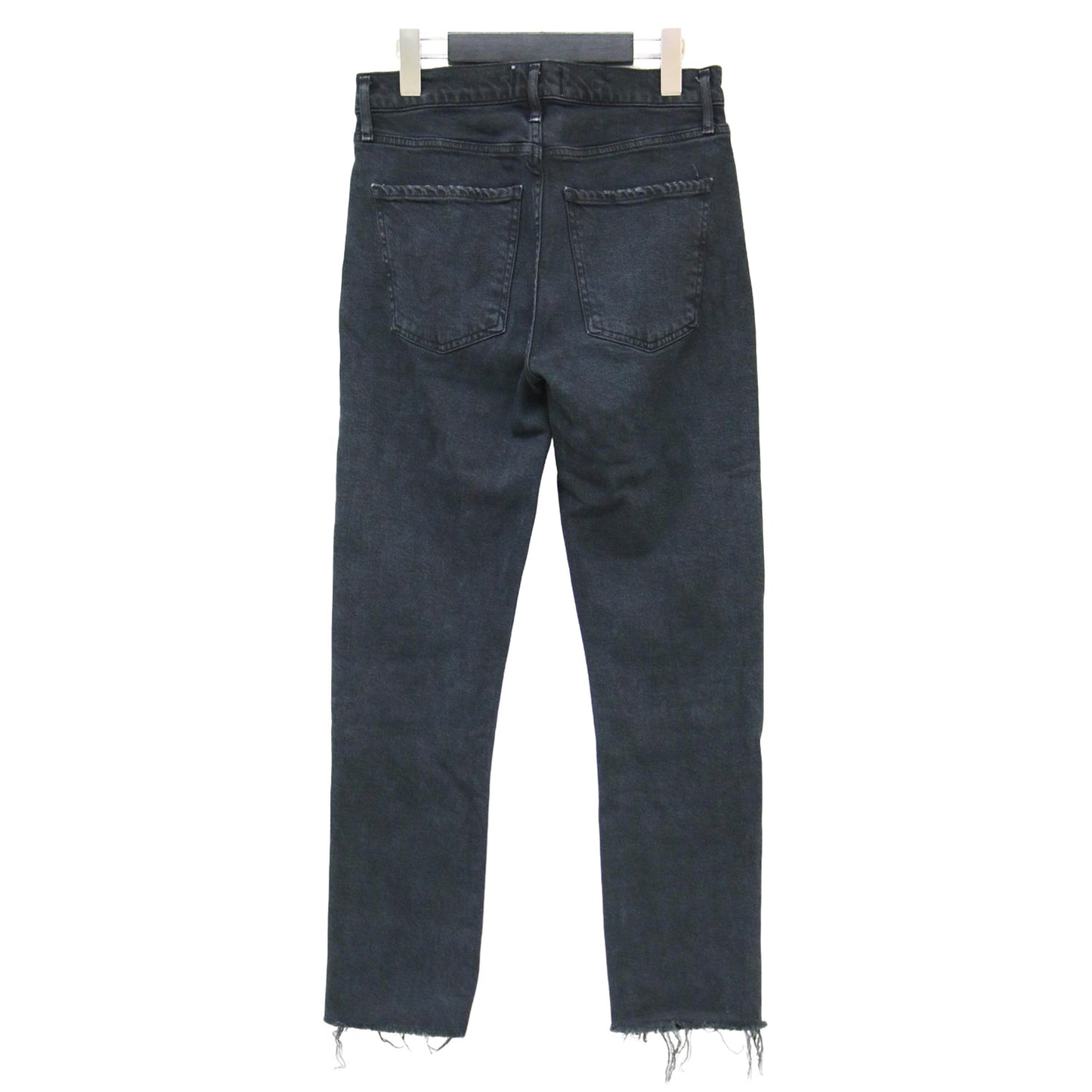 ストレート ダメージ デニム パンツ / スキニー 5ポケット ストレッチ コットン