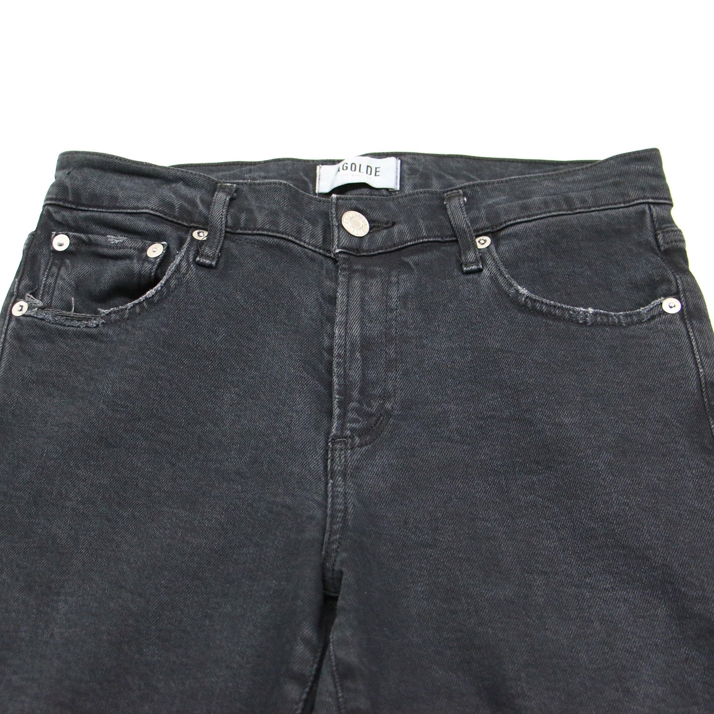 ストレート ダメージ デニム パンツ / スキニー 5ポケット ストレッチ コットン