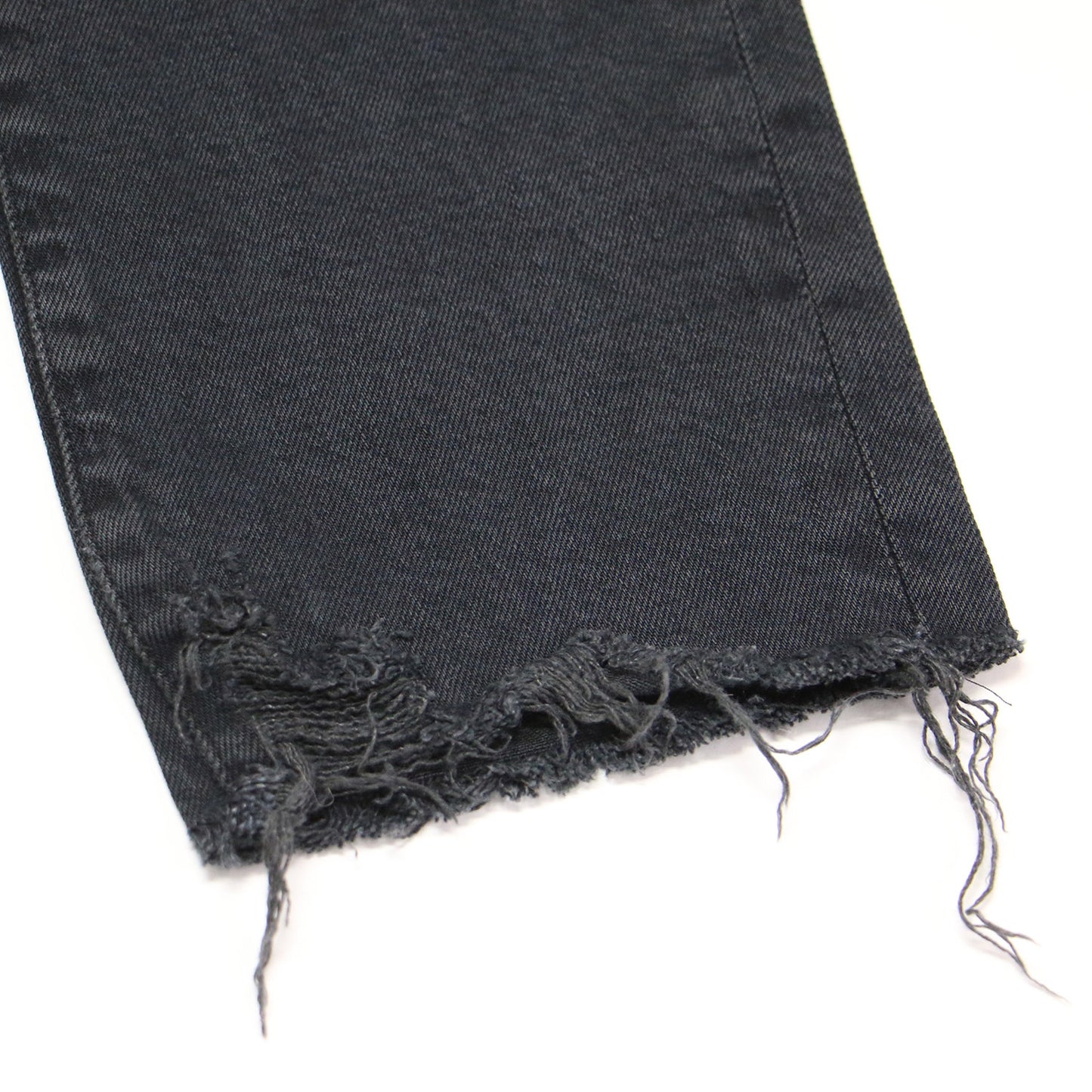 ストレート ダメージ デニム パンツ / スキニー 5ポケット ストレッチ コットン