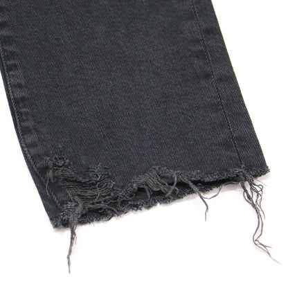 ストレート ダメージ デニム パンツ / スキニー 5ポケット ストレッチ コットン