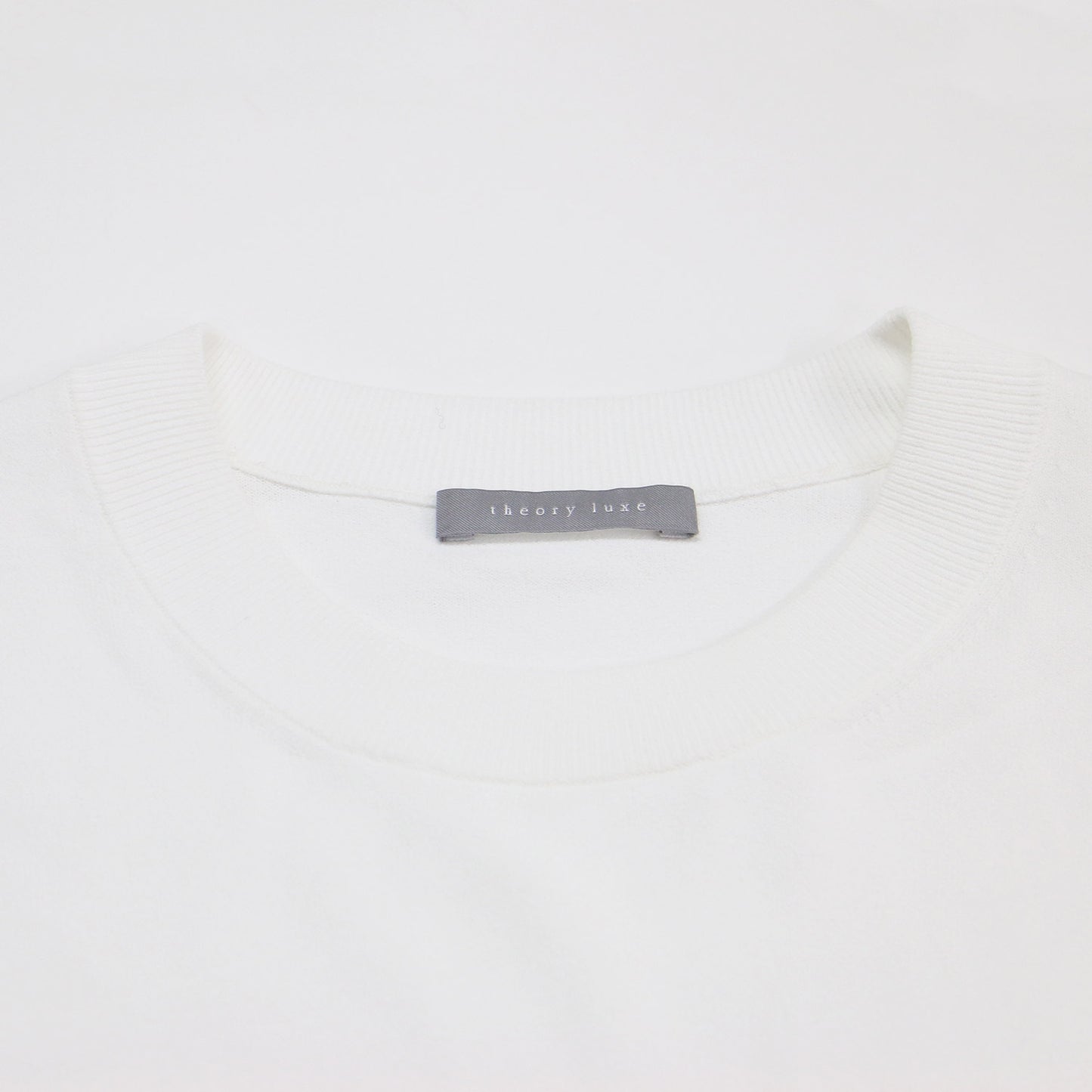 24秋冬 クルーネック ニット Tシャツ / ADLER RAMIEL カットソー 半袖 クロップド丈 ストレッチ ウォッシャブル